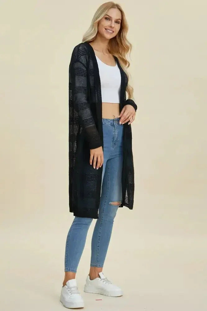 Double Take Full Size Open Front Longline Cardigan - Update AvenueVacation StyleTrendsi1001004306712421001004306712429ebb77ea - 8b74 - 4956 - ba44 - c15a659178d7 - MaxBlack