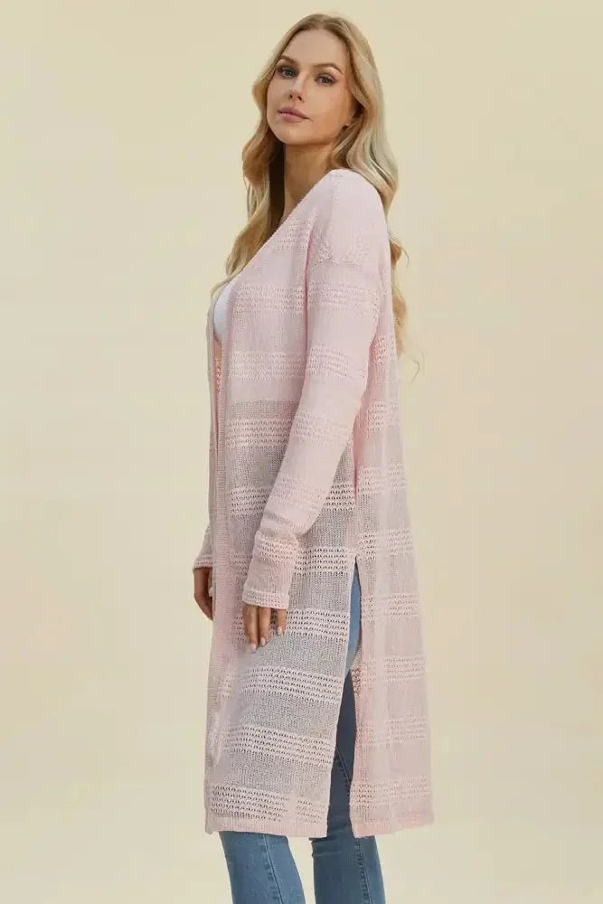 Double Take Full Size Open Front Longline Cardigan - Update AvenueVacation StyleTrendsi10010043067190010010043067190088efabf7 - 0b0d - 45ae - ab32 - f0572c3014ac - MaxBlush Pink