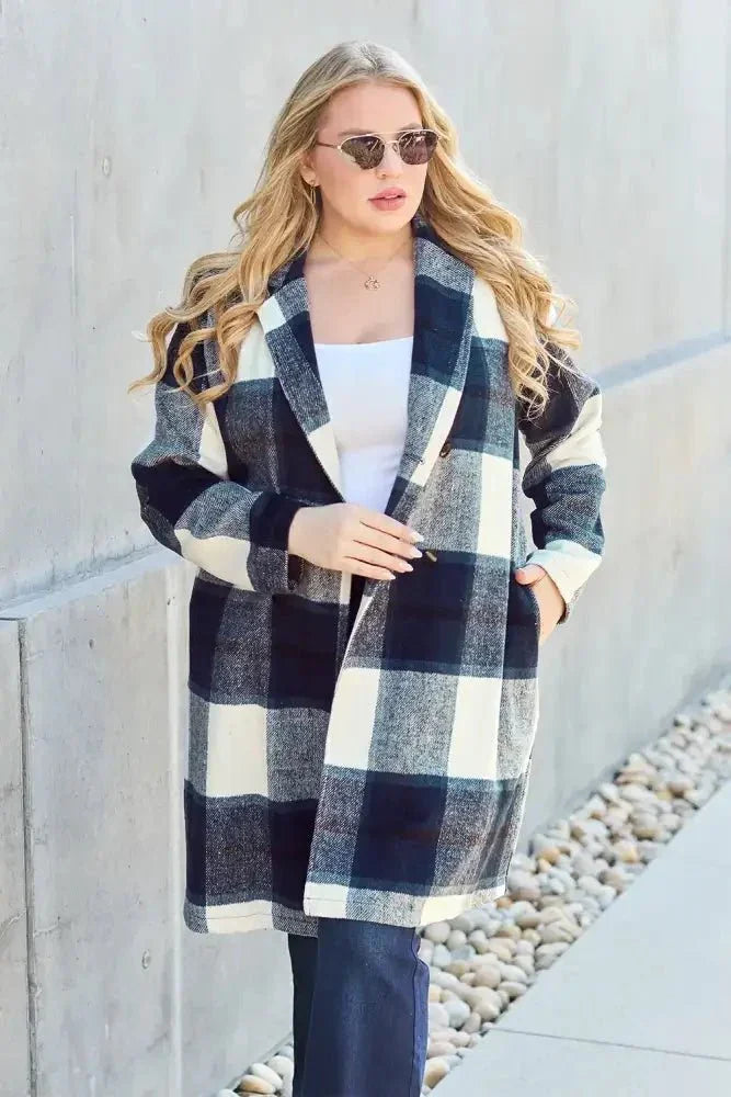 Double Take Full Size Plaid Button Up Lapel Collar Coat - Update AvenueTrendsi100100513050245100100513050245118a96f2 - a403 - 426e - a578 - 3d5d964500a7 - MaxPeacock Blue
