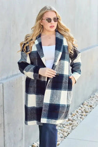 Double Take Full Size Plaid Button Up Lapel Collar Coat - Update AvenueTrendsi100100513050245100100513050245118a96f2 - a403 - 426e - a578 - 3d5d964500a7 - MaxPeacock Blue