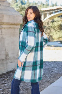 Double Take Full Size Plaid Button Up Lapel Collar Coat - Update AvenueTrendsi10010051305134610010051305134631e617b1e0bf4f1f8109007528b19ce4 - MaxFrench Blue