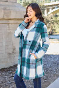 Double Take Full Size Plaid Button Up Lapel Collar Coat - Update AvenueTrendsi1001005130513461001005130513466c0cc1dee48843e685f4d00883b23aee - MaxFrench Blue