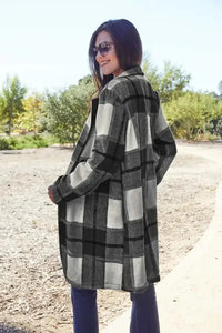 Double Take Full Size Plaid Button Up Lapel Collar Coat - Update AvenueTrendsi1001005130525731001005130525736babd0b297534183bf8edc1f78c6a212 - MaxBlack