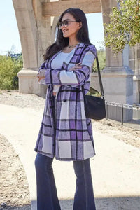Double Take Full Size Plaid Button Up Lapel Collar Coat - Update AvenueTrendsi1001005130559271001005130559273737182074a94a75b953ba3e92bfdb58 - MaxViolet