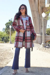 Double Take Full Size Plaid Button Up Lapel Collar Coat - Update AvenueTrendsi1001005130566361001005130566365775bfc0da464f7fa251f513a842709e - MaxDeep Red
