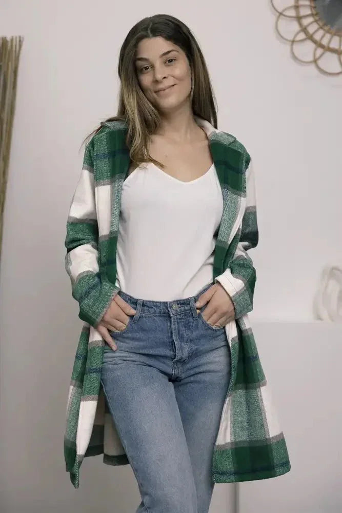 Double Take Full Size Plaid Button Up Lapel Collar Coat - Update AvenueTrendsi1001005130590011001005130590018d3dba27dbf448f5bf6a16e93b266466 - MaxGreen
