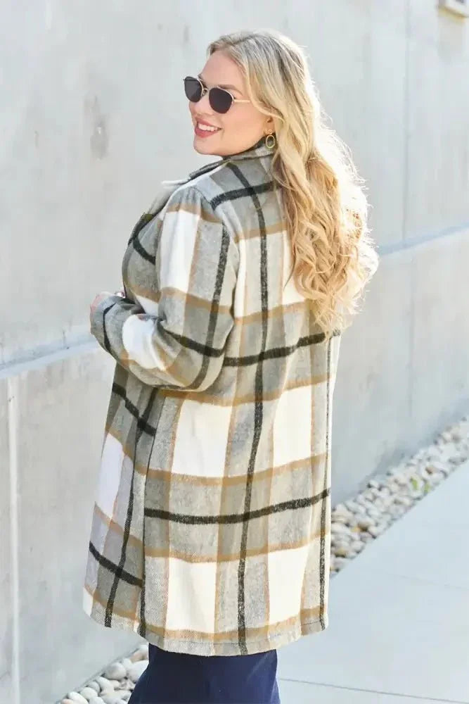 Double Take Full Size Plaid Button Up Lapel Collar Coat - Update AvenueTrendsi100100513059252100100513059252e0df1878 - 91ae - 4e9d - bea2 - 2e4393f8bd56 - MaxLondon Plaid