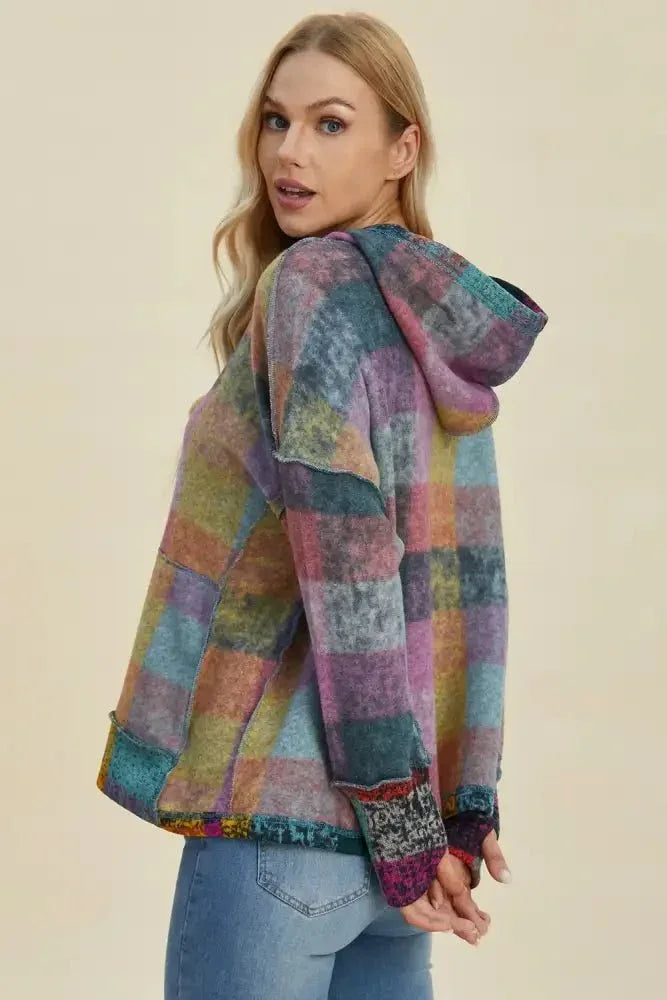 Double Take Full Size Plaid Dropped Shoulder Fleece Hoodie - Update AvenueTrendsi1001009975911331001009975911334415657f - a8ae - 4b4b - 8842 - 6115230bbcd7 - MaxHeliotrope Purple