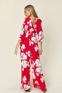 Double Take Full Size Printed Tie Back Wide Leg Jumpsuit - Update AvenueBoho VibesTrendsi1001003732813211001003732813210338f040 - 45e8 - 49b9 - a56f - 70f26784c9b7 - MaxDeep Rose