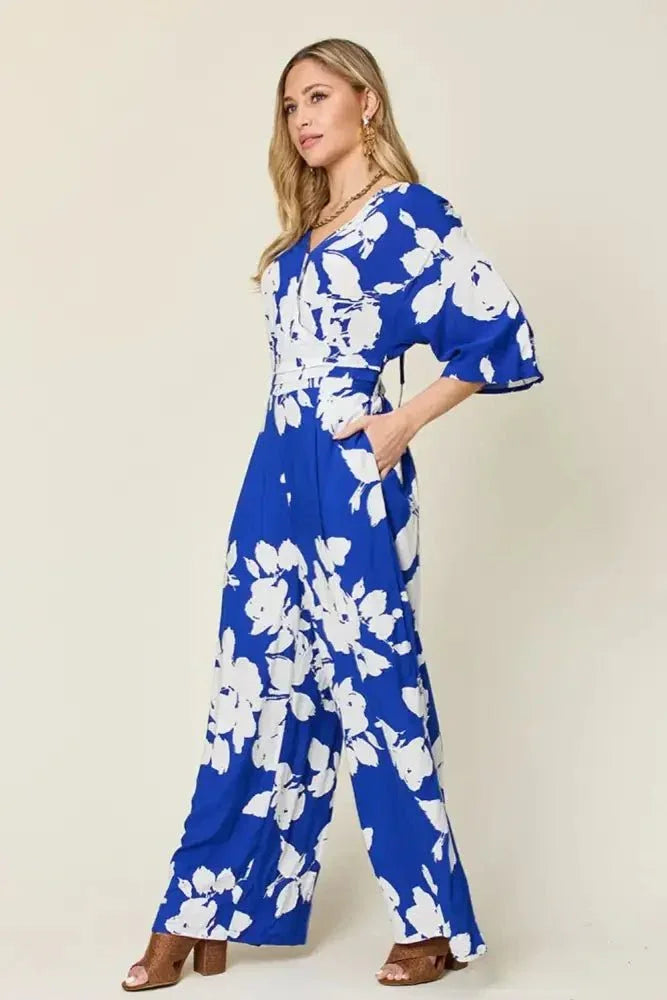 Double Take Full Size Printed Tie Back Wide Leg Jumpsuit - Update AvenueBoho VibesTrendsi1001003732874961001003732874968b56b1bb - 1e5f - 4eeb - a496 - ed47c9028ec3 - MaxRoyal Blue