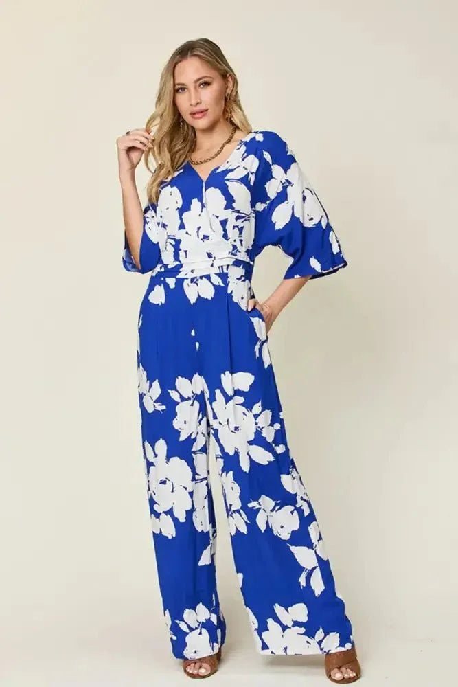 Double Take Full Size Printed Tie Back Wide Leg Jumpsuit - Update AvenueBoho VibesTrendsi100100373287496100100373287496b73bdb4a - 96e5 - 4b48 - 8ae5 - f3954bc463d1 - MaxRoyal Blue