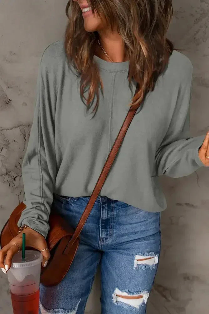 Double Take Full Size Round Neck Long Sleeve T-Shirt - Update AvenueT-ShirtsTrendsi1001019794634021001019794634022a802977 - f31d - 42d3 - bcec - 3a51b62d3f1f - MaxHeather Gray