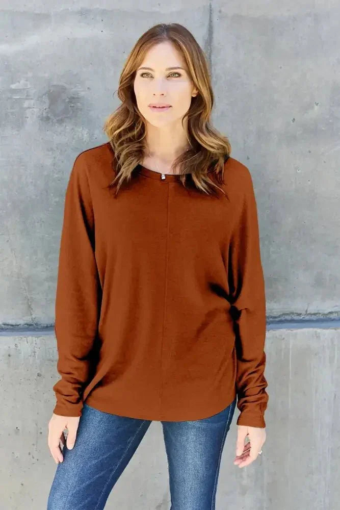 Double Take Full Size Round Neck Long Sleeve T-Shirt - Update AvenueT-ShirtsTrendsi10010197946424910010197946424914ec2ef2 - 06a1 - 4b54 - 991c - 6dd9e3d891a9 - MaxPumpkin