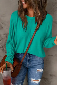 Double Take Full Size Round Neck Long Sleeve T-Shirt - Update AvenueT-ShirtsTrendsi100101979466182100101979466182c4985a5e - 7b42 - 4281 - 9809 - 89f90ea29f40 - MaxTurquoise