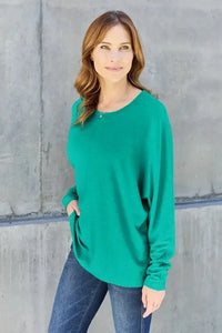 Double Take Full Size Round Neck Long Sleeve T-Shirt - Update AvenueT-ShirtsTrendsi100101979466182100101979466182c7a30c8c - 62a6 - 4a32 - bd34 - eee04ecedc0b - MaxTurquoise