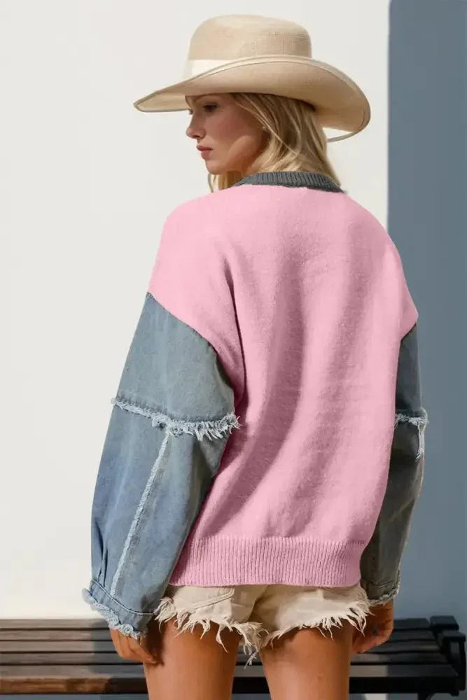 Double Take Full Size Star Pattern Raw Edge Long Sleeve Sweater - Update AvenueHonor the Stars and StripesTrendsi10010013598257710010013598257756f62799 - 55ba - 4416 - a09c - 0d4d047d4bf8 - MaxBlush Pink