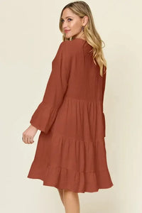Double Take Full Size Texture Button Up Ruffle Hem Dress - Update AvenueTrendsi100100766015598100100766015598119ddb29 - ee8d - 4c7d - ae1d - de3a00151a13 - MaxRust