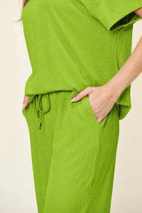 Double Take Full Size Texture Round Neck Short Sleeve T-Shirt and Wide Leg Pants - Update AvenueVacation StyleTrendsi1001009180037331001009180037338ffc976f - 6622 - 4748 - be33 - d690ecd5f33a - MaxLime