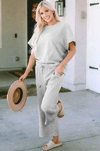 Double Take Full Size Texture Short Sleeve Top and Pants Set - Update AvenueVacation StyleTrendsi100102439219187100102439219187204cff4323774d619d3b4ae44b06a736 - MaxCloudy Blue