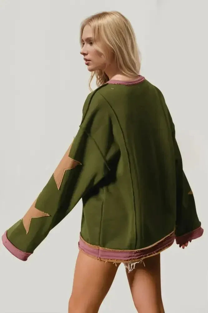 Double Take Star Patched Long Sleeve Sweatshirt - Update AvenueHonor the Stars and StripesTrendsi1001005343011301001005343011302ef46fae - 66c7 - 4fe3 - 8cc6 - 34a40904dd72 - MaxMoss