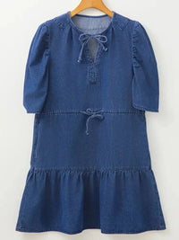 Drawstring High Waist Puff Sleeve Denim Mini Dress - Update AvenueDenim Dresses & SkirtsTrendsi10010055354870710010055354870728d4580d2e7d40bdb3d088642bb7d046 - Max - OriginNavy