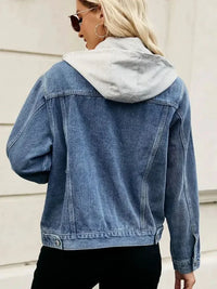 Drawstring Hooded Button Up Denim Jacket - Update AvenueTrendsi1001006106272861001006106272867112aca0ecce4dfb8e9e2dd0ce70fd29 - MaxDusty Blue