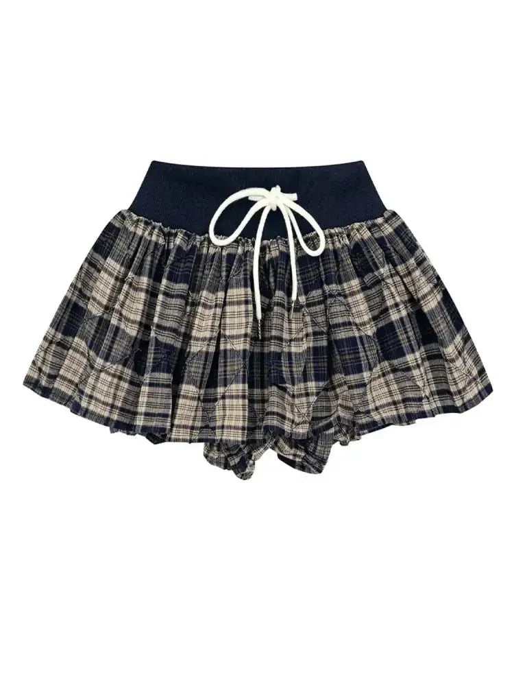 Drawstring Plaid Skort - Update AvenueTrendsi10010002158148810010002158148887ae2257 - 44ee - 4663 - 9d8f - e7c39ab5a6c4 - Max - OriginBlack
