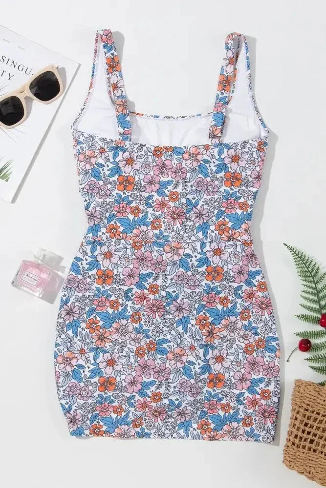Drawstring Printed Wide Strap Swim Dress - Update AvenueTrendsi100100209181380100100209181380ba88f9b0 - c2ab - 44a4 - 9cd1 - 900aaaa03463 - MaxFloral