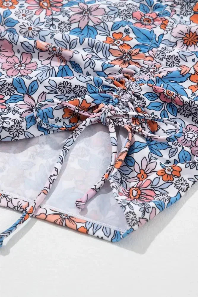 Drawstring Printed Wide Strap Swim Dress - Update AvenueTrendsi1001002091813801001002091813804cf2e98f - 905c - 4535 - 9941 - 3cfcba3d2064 - MaxFloral