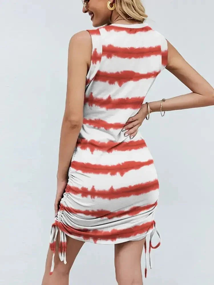 Drawstring Tie - Dye Sleeveless Mini Tank Dress - Update AvenueEffortless Elegance: DressesTrendsi10010038125534210010038125534253d1fc91 - 5447 - 4906 - 8d84 - b80f658d028f - Max - OriginScarlet