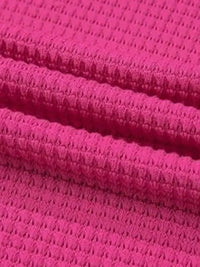 Drawstring Waffle - Knit Short Sleeve Hooded Top - Update AvenueT-ShirtsTrendsi100100465162608100100465162608e6c591bc - 0d15 - 4847 - b52d - 5e89a209aaba - Max - OriginHot Pink
