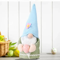 Easter Knitted Hat Faceless Doll