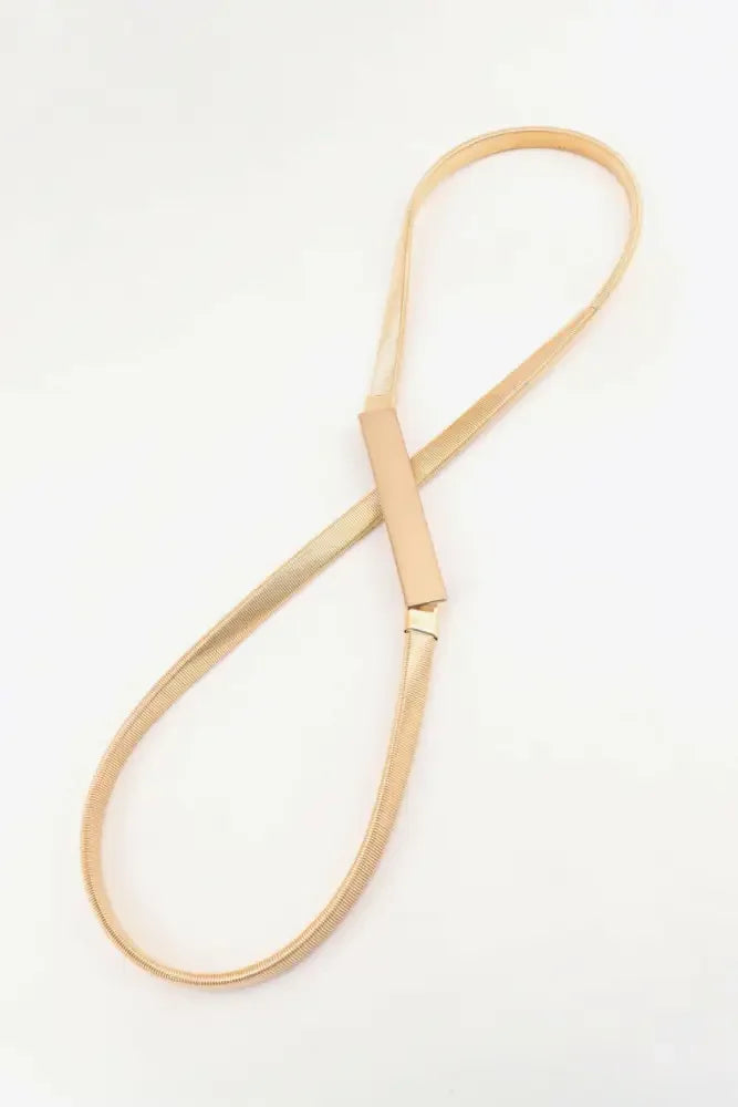 Elastic Iron Skinny Belt