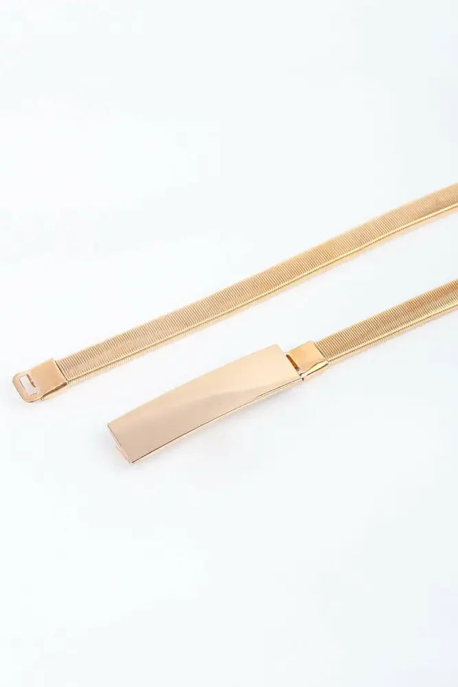 Elastic Iron Skinny Belt