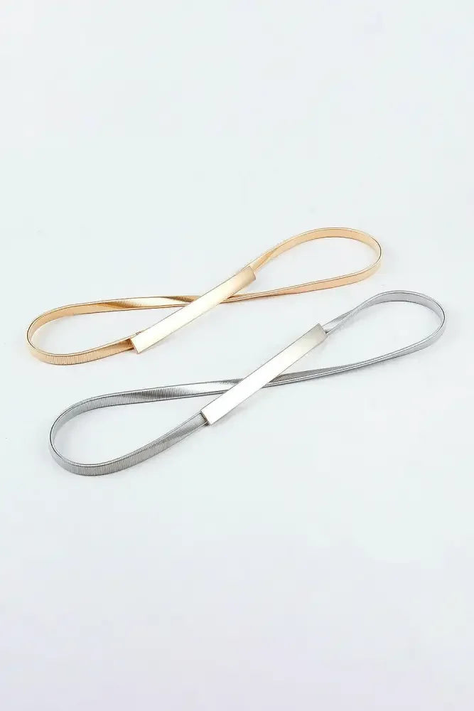 Elastic Iron Skinny Belt