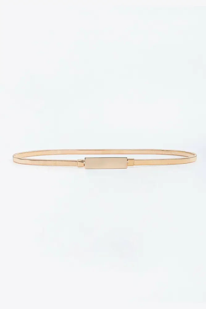 Elastic Iron Skinny Belt