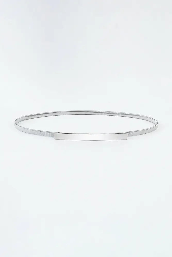 Elastic Iron Skinny Belt