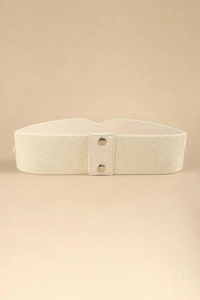 Elastic Wide PU Belt - Update AvenueTrendsi100100736210916100100736210916Elastic Wide PU BeltIvory