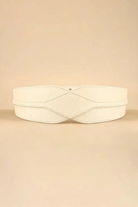 Elastic Wide PU Belt - Update AvenueTrendsi100100736210916100100736210916Elastic Wide PU BeltIvory