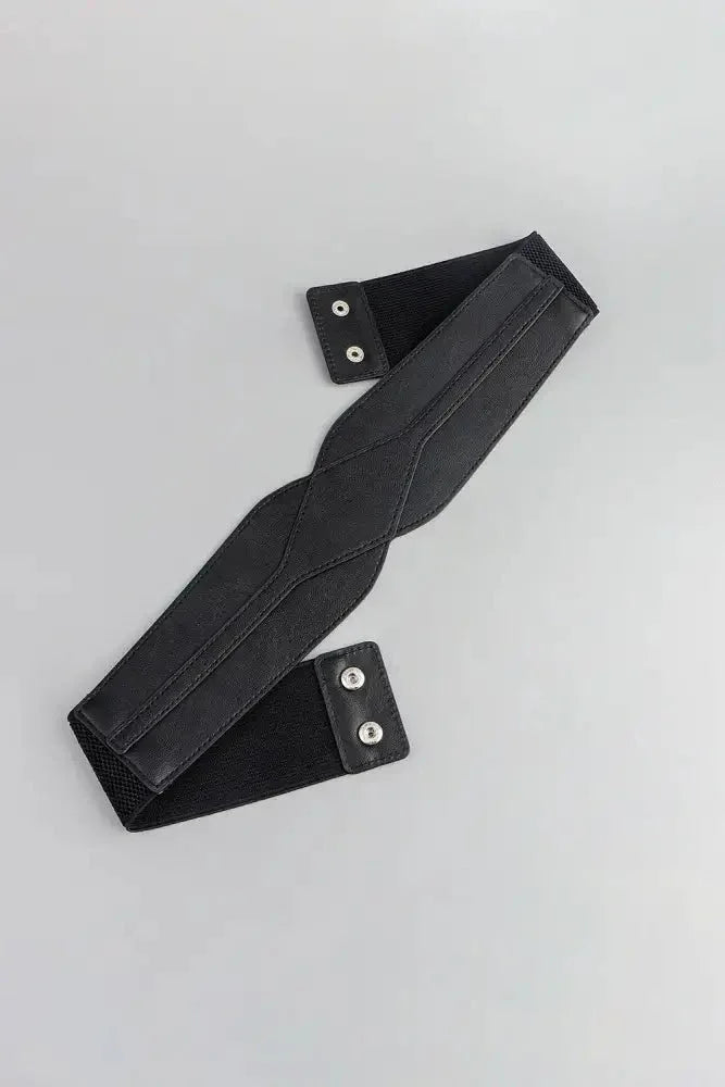 Elastic Wide PU Belt - Update AvenueTrendsi100100736211875100100736211875Elastic Wide PU BeltBlack