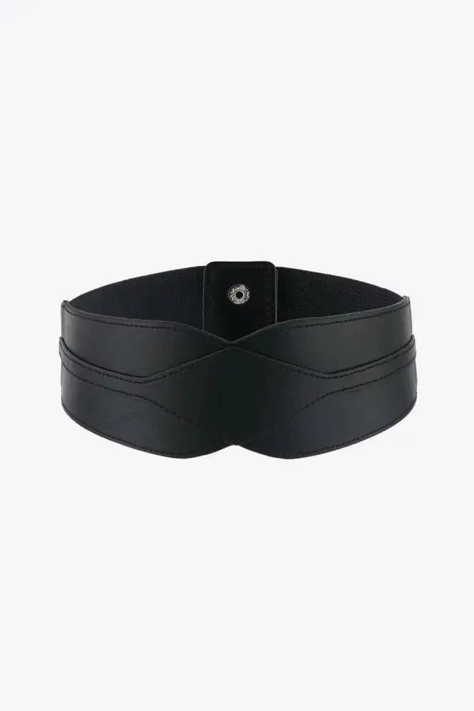 Elastic Wide PU Belt - Update AvenueTrendsi100100736211875100100736211875Elastic Wide PU BeltBlack