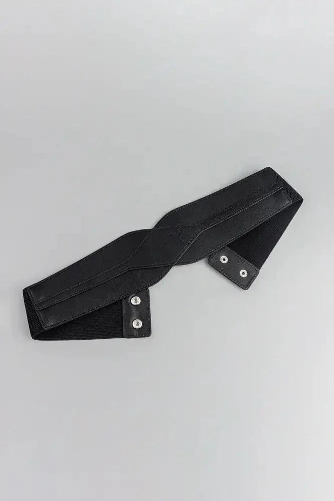 Elastic Wide PU Belt - Update AvenueTrendsi100100736211875100100736211875Elastic Wide PU BeltBlack