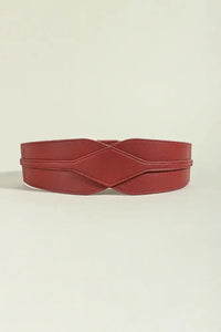 Elastic Wide PU Belt - Update AvenueTrendsi100100736214810100100736214810Elastic Wide PU BeltBurgundy