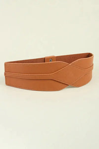Elastic Wide PU Belt - Update AvenueTrendsi100100736218567100100736218567Elastic Wide PU BeltCaramel