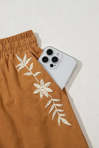 Embroidered Boho Tasseled Drawstring Elastic Waist Casual Shorts - Update AvenueBoho VibesTrendsi1001005276930201001005276930209c8e0262 - 4401 - 4479 - b274 - 9251c3083da4 - Max - OriginCaramel