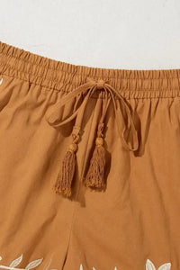 Embroidered Boho Tasseled Drawstring Elastic Waist Casual Shorts - Update AvenueBoho VibesTrendsi1001005276930201001005276930207ef6a340 - 0429 - 48e9 - b827 - 1f2ee76b2943 - Max - OriginCaramel
