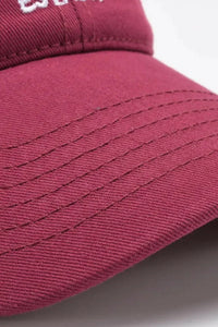 Embroidered Graphic Adjustable Baseball Cap - Update AvenueTrendsi101300204189624101300204189624Embroidered Graphic Adjustable Baseball CapDeep Red