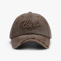 Embroidered Letter Cotton Baseball Cap