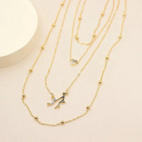 European and American jewelry adults lead villains love rice beads rhinestones 4 - layer necklace thanksgiving parent - child necklace - Update AvenueUpdate Avenues211067164658001European and American jewelry adults lead villains love rice beads rhinestones 4 - layer necklace thanksgiving parent - child necklaceXL001 - Gold