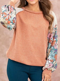 Exposed Seam Round Neck Blouse - Update AvenueTrendsi1001017370749541001017370749543aa8543094b9479b9bbc79c25a9f3b7e - MaxCoral